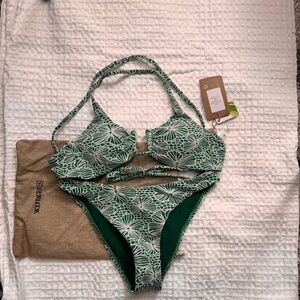 Berlook Tropical Green Bikini Set XS 52